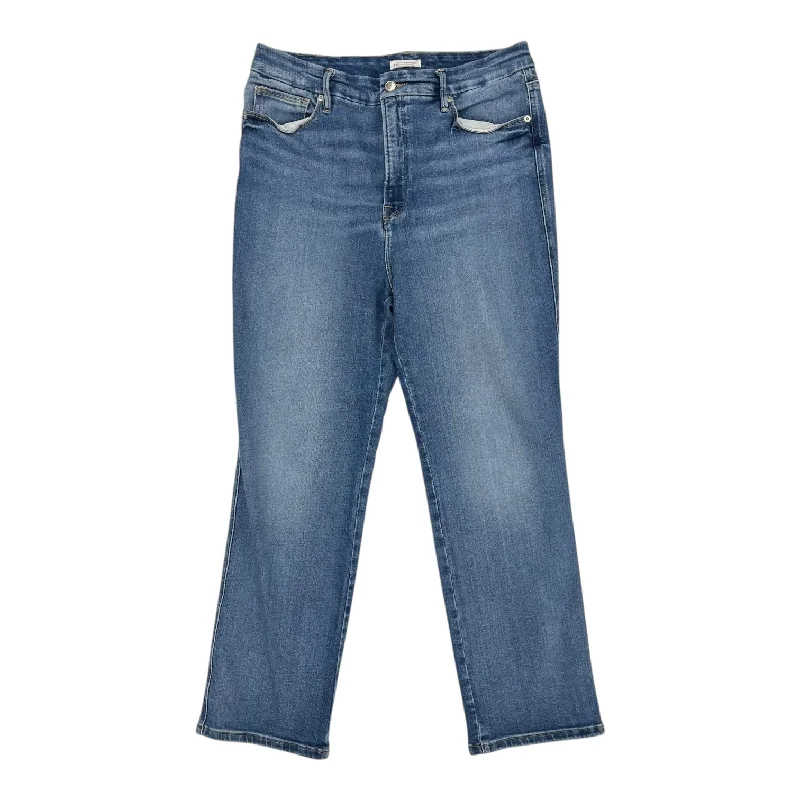 women's denim jeans for a vintage styleJeans Straight By Good American In Blue Denim, Size:14