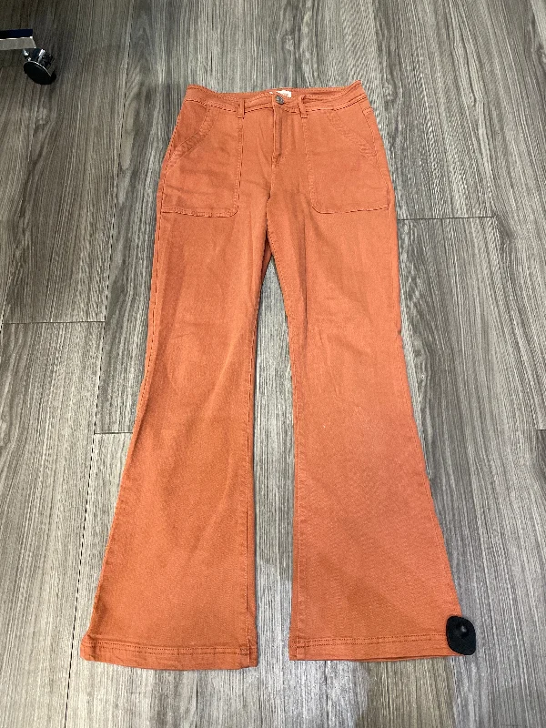 women's denim jeans with adjustable waistbandsJeans Boot Cut By Knox Rose In Orange, Size: 6