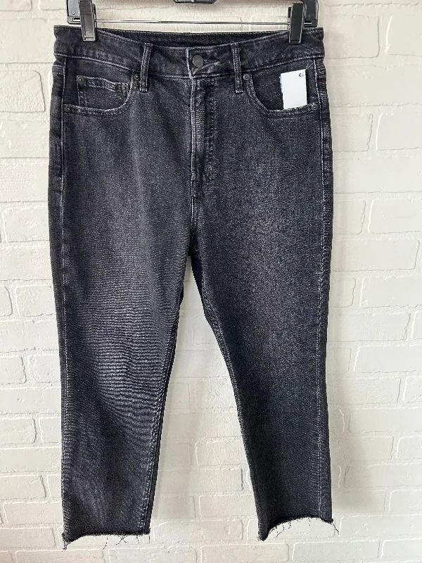 women's denim jeans for formal eventsJeans Straight By Gap In Black Denim, Size: 10p