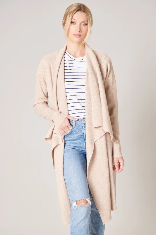 women's coats for skiingRavyn Drape Neck Cardigan