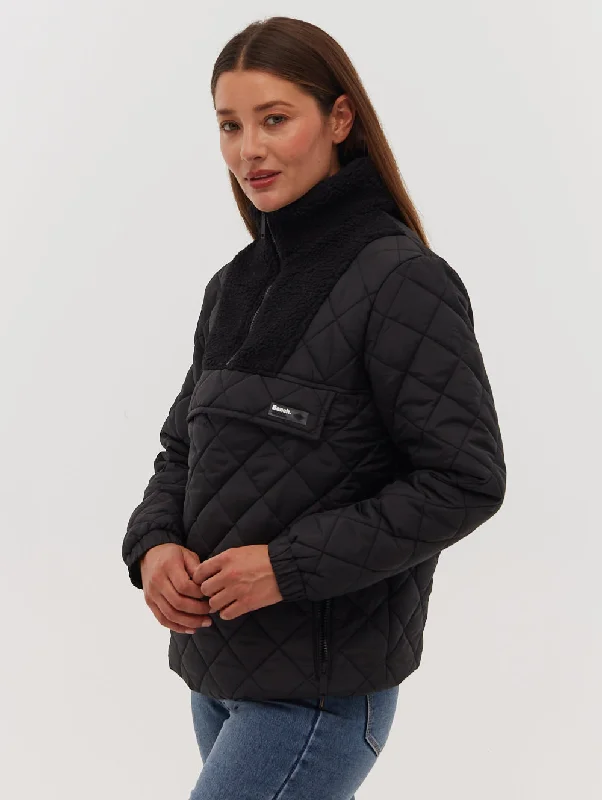 women's bomber jackets and coatsChel Quarter-Zip Quilted Jacket