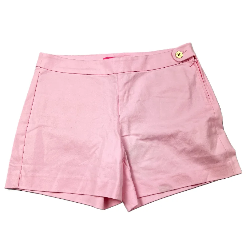 women's satin shortsPink Shorts Designer By Lilly Pulitzer, Size: 10