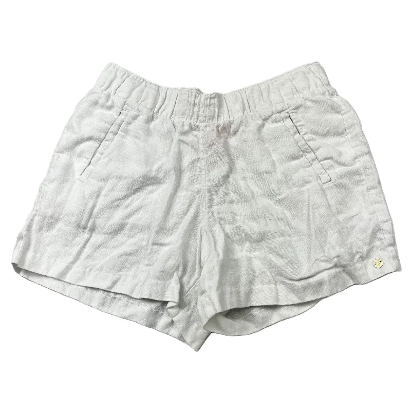 women's corduroy shortsWhite Shorts Designer By Lilly Pulitzer, Size: S