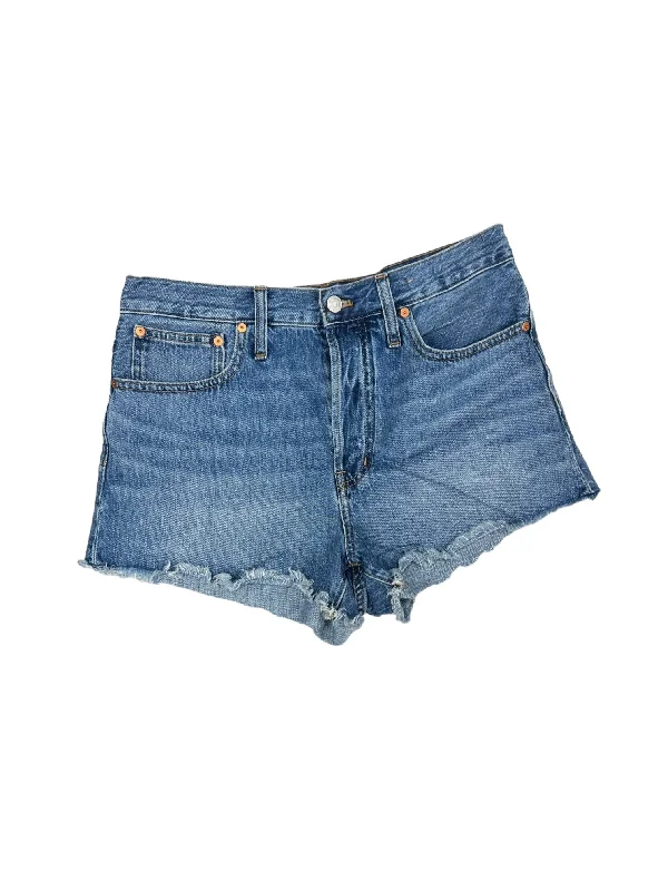 women's patterned shortsBlue Denim Shorts Madewell, Size 28