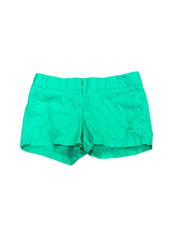 women's dressy denim shortsGreen Shorts J. Crew, Size 2