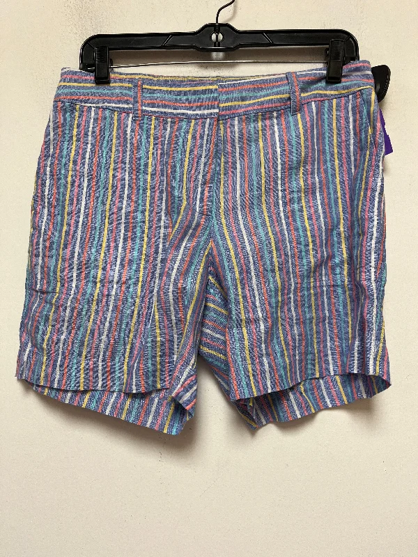 women's buttoned shortsStriped Pattern Shorts Talbots, Size 4