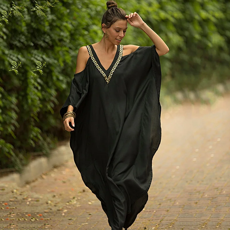 Tulle DressMaxi Kaftan Summer Boho Dress, Bohemian Dress For Women