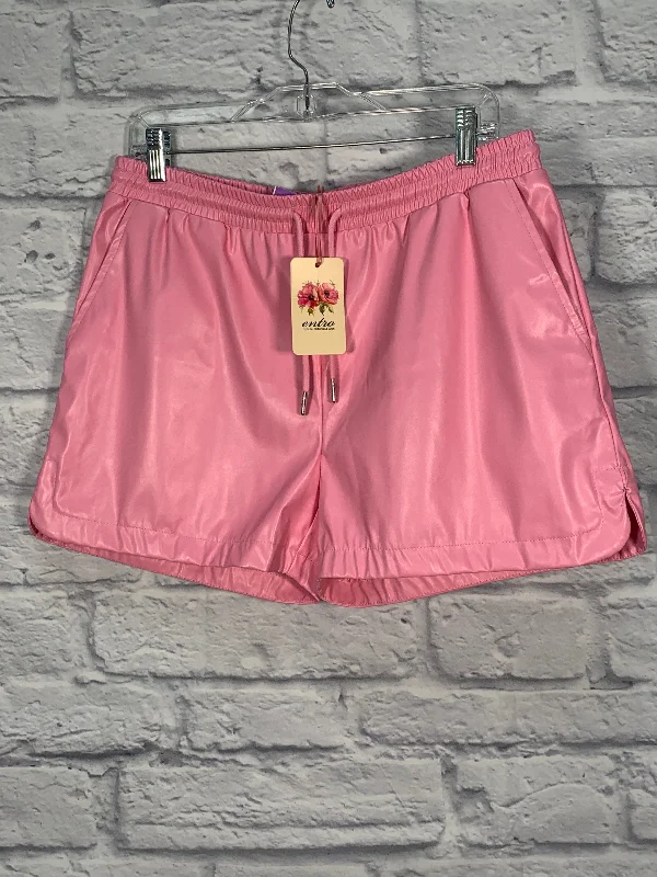 women's bootcut shortsPink Shorts Entro, Size 12