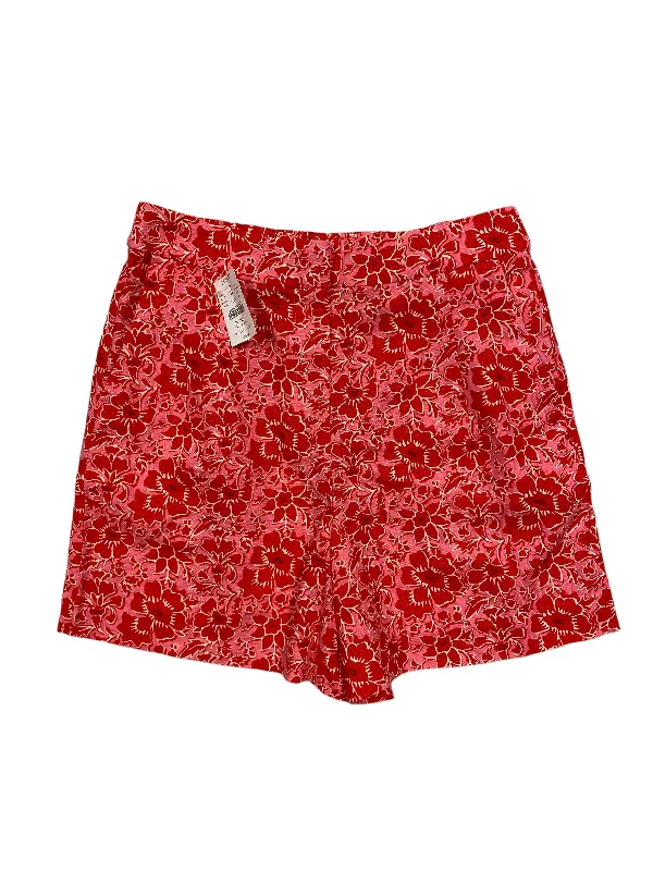 women's running shortsRed & White Shorts J. Crew, Size 6