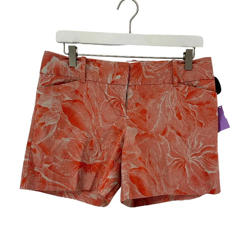 women's solid-color shortsOrange Shorts Limited, Size 8