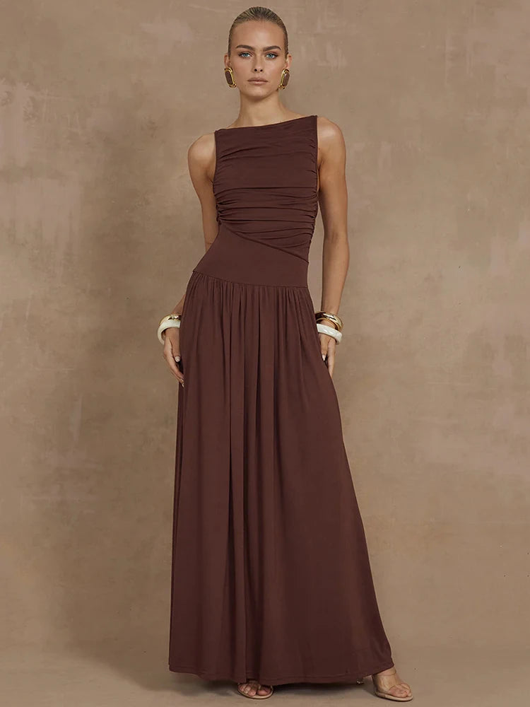 women's body-skimming dressesSizana - Elegant maxi dress