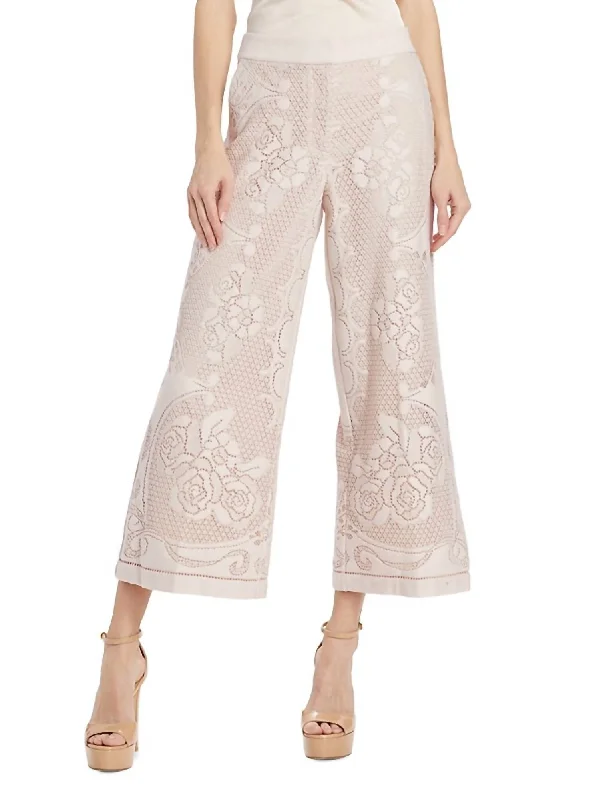 women's mini pantsAnisa Summer Lace Pant In Canvas