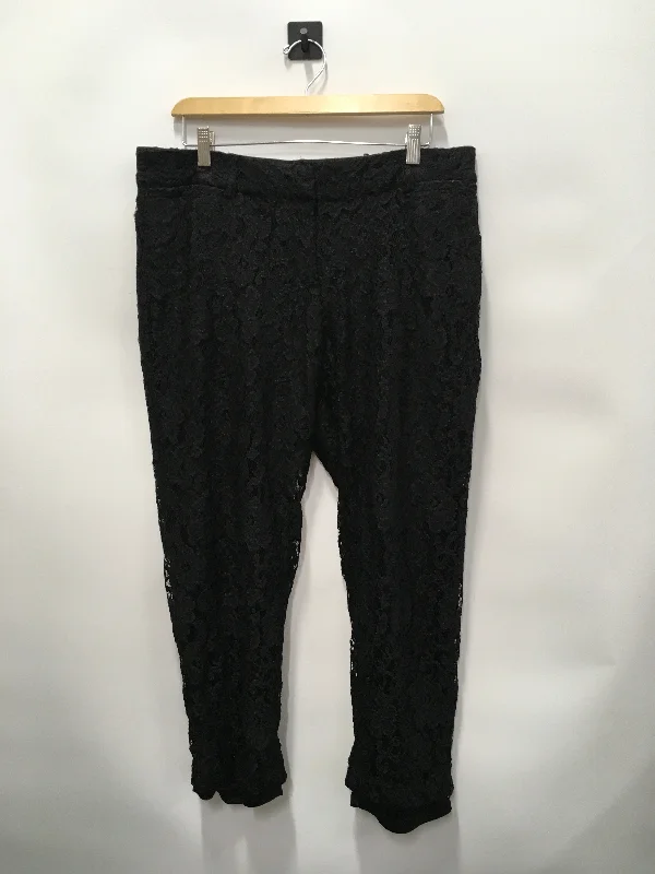 women's wide-leg pantsBlack Pants Other Lane Bryant, Size 14