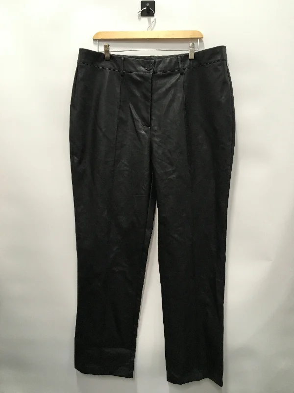 women's satin pantsBlack Pants Other Petal and Pup, Size Xl