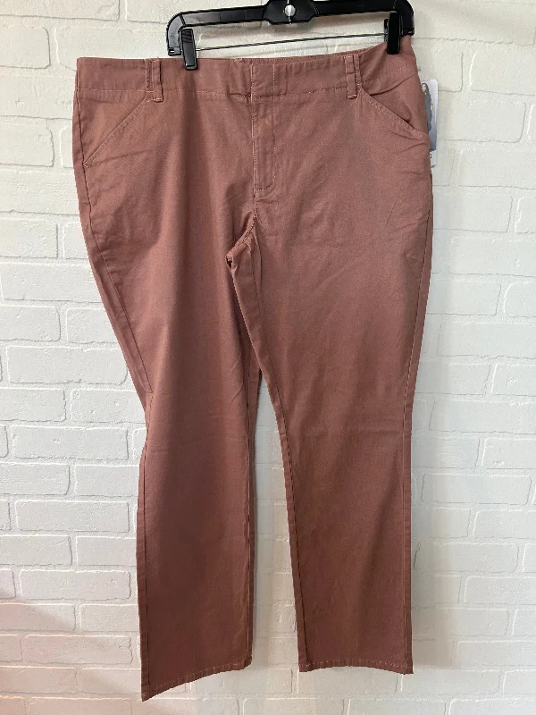 women's straight-leg pantsBrown Pants Chinos & Khakis Lee, Size 16