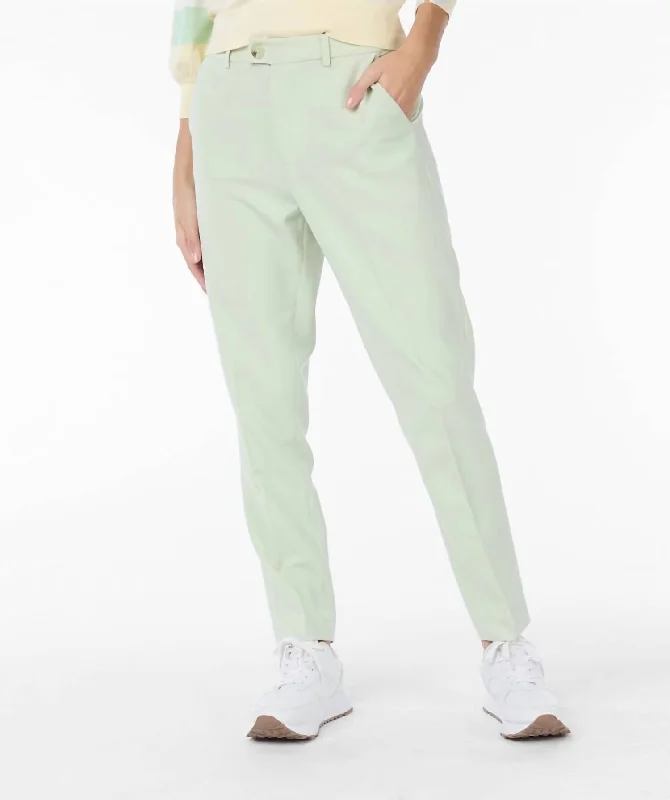 women's travel pantsChino City Trouser In Pistache