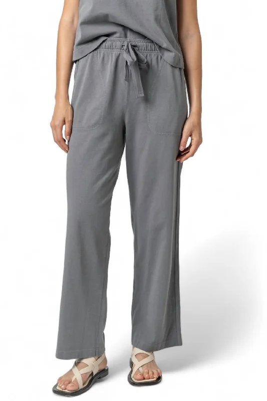 women's spring pantsDrawstring Pant In Granite