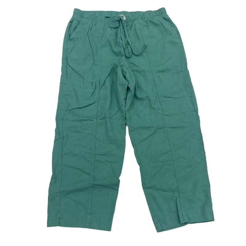 women's luxury pantsGREEN PANTS CARGO & UTILITY by UNIVERSAL THREAD Size:L