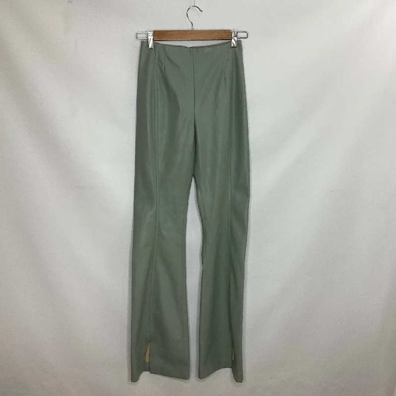 women's embroidered pantsGreen Pants Wide Leg We The Free, Size 0