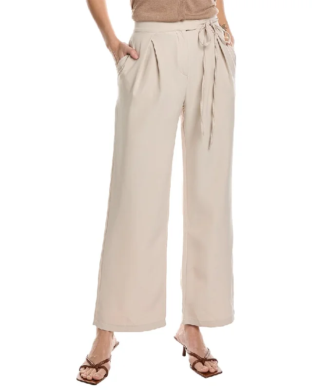 women's high-slung pantsMadison Miles Pleated Straight Pant