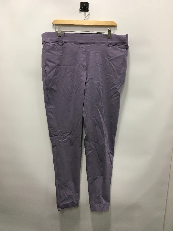 women's high-slung pantsPurple Pants Chinos & Khakis Maurices, Size Xl