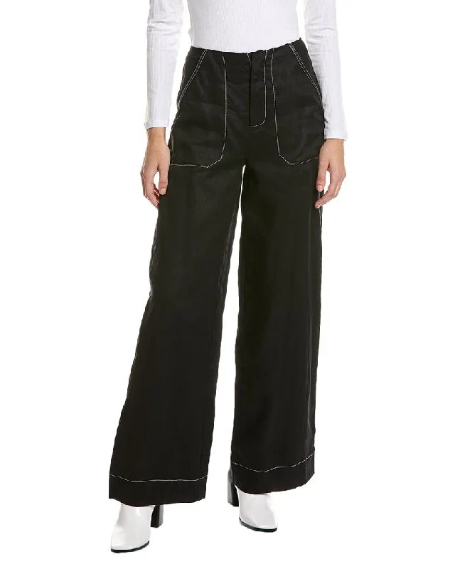 women's wool pantsSTAUD Park Linen Pant