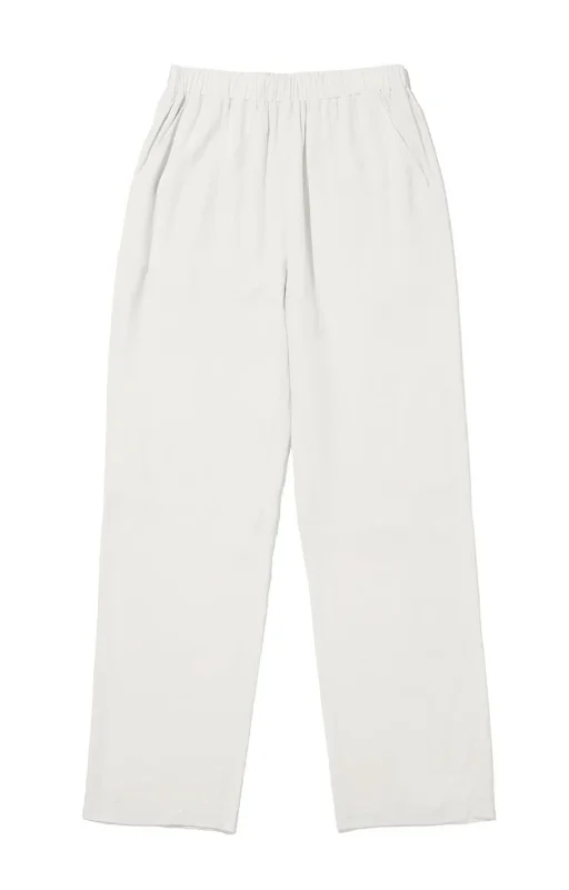 women's distressed pantsSuki Straight Leg Pants In Cream