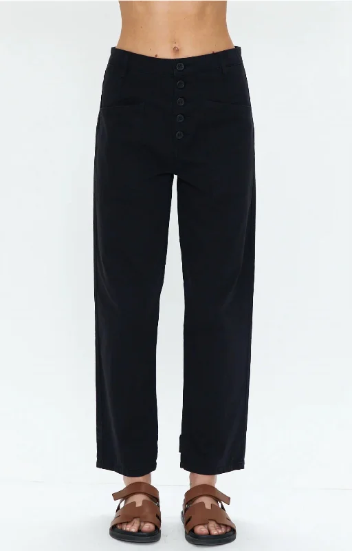 women's thermal pantsTammy High Rise Trouser In Fade To Black