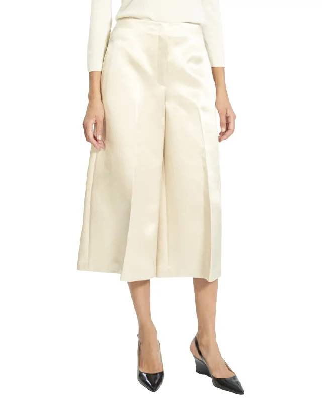 women's travel pantsTheory Wide Leg Culotte