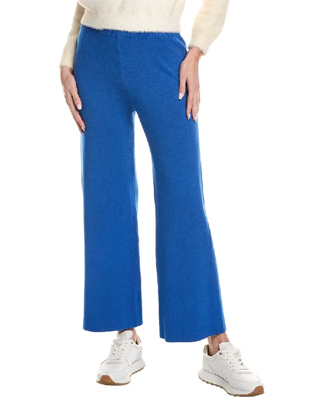 women's straight-leg pantsTo My Lovers Ribbed Wool-Blend Pant