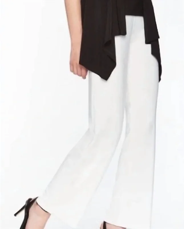 women's affordable pantsWide Leg Pant In White