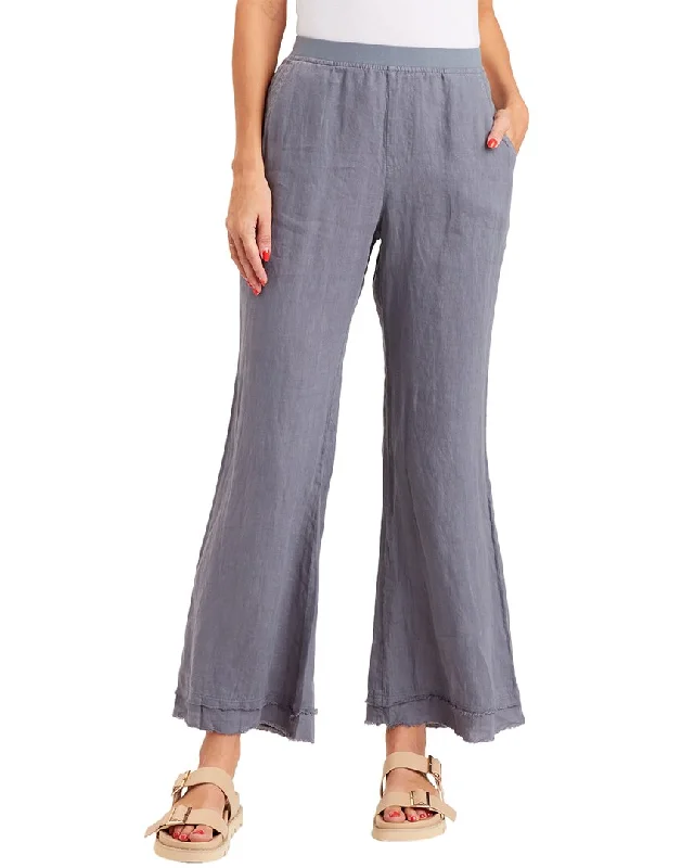 women's distressed pantsXCVI Remi Linen Wide Leg Pant