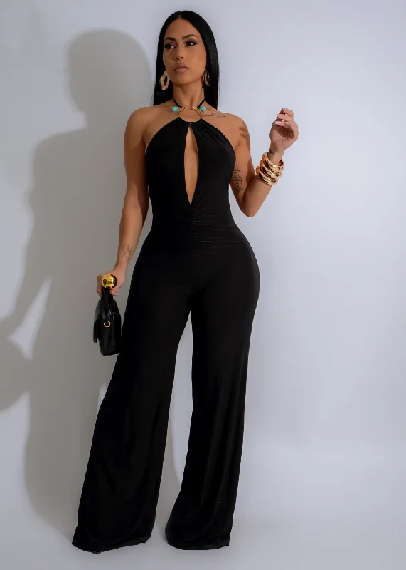 women's sheath dressesNebula Dreamscape Jumpsuit Black