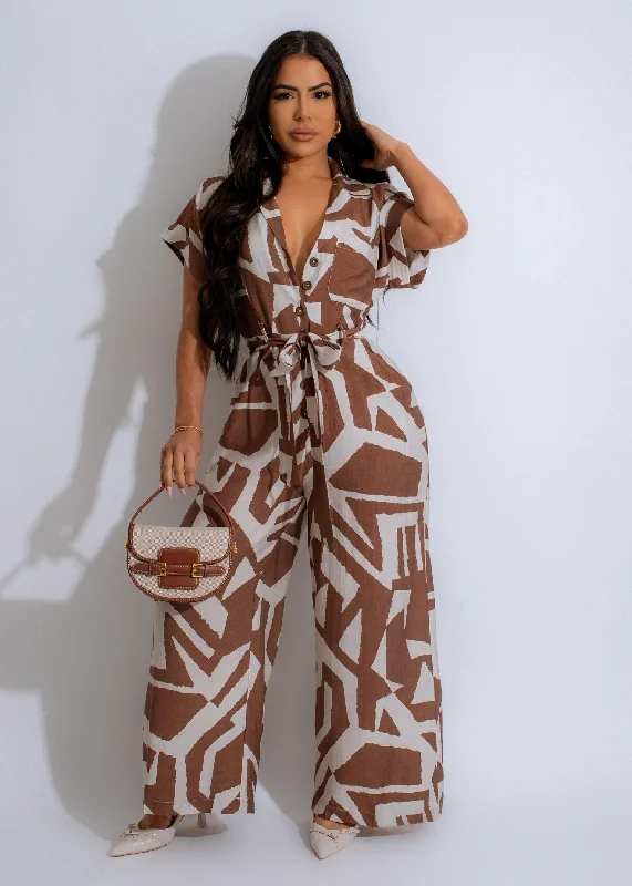 Scoop-Neck DressYours To Keep Jumpsuit Brown