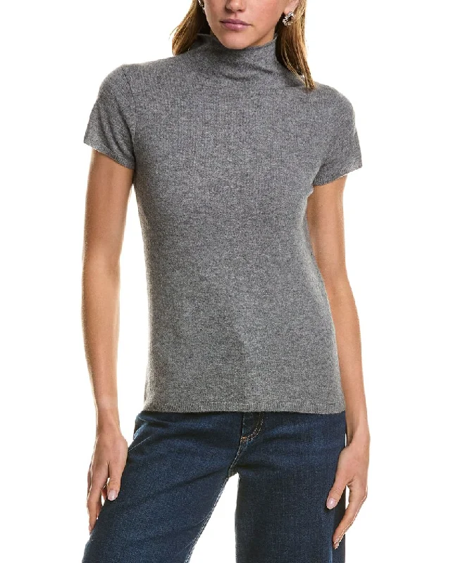 women's tops for those who want to add a personal touch to their wardrobe with unique and one-of-a-kind piecesInCashmere Turtleneck Cashmere T-Shirt