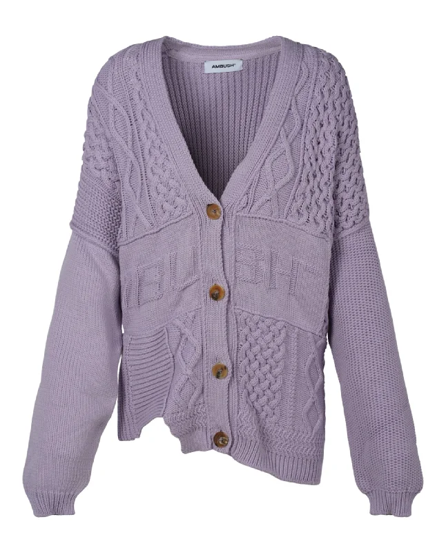 Oversized Cardigan SweatersPatchwork Knitted Cardigan