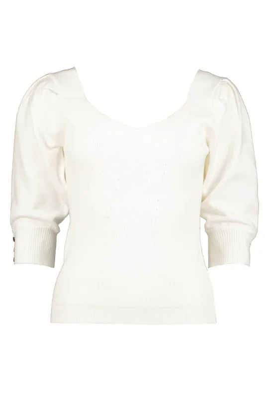 Patterned Cashmere SweatersRaphael Sweater In Ivory