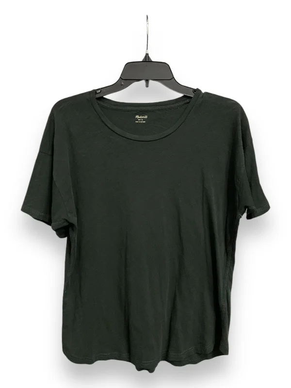 women's tops for maximalist fashion loversTop Short Sleeve Basic By Madewell In Green, Size: L