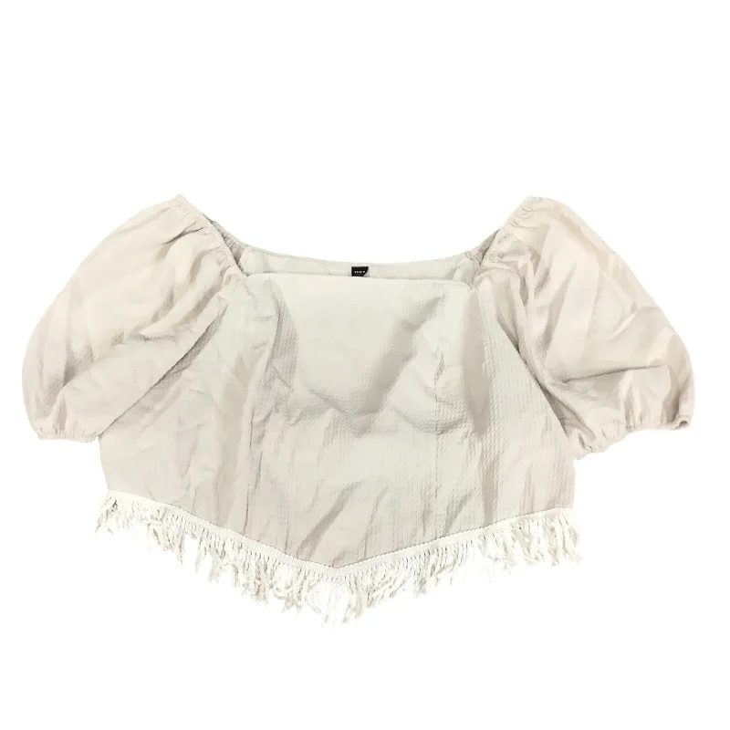 women's tops for those who want to wear pieces that are both comfortable and stylishTop Short Sleeve By Shein In Tan, Size: 4x