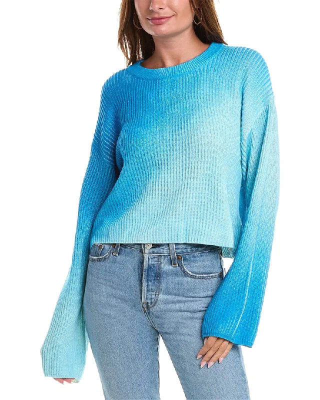 Funky SweatersWISPR Sevan Shadow Scoop Silk-Blend Sweater